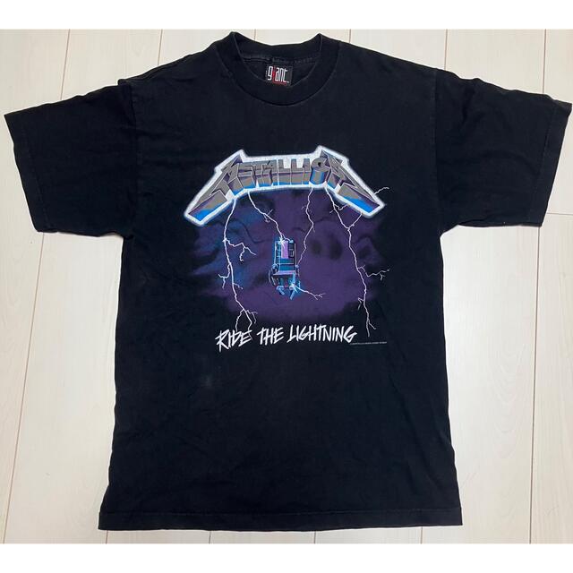 90s メタリカ METALLICA ライトニング Tシャツ 電気椅子