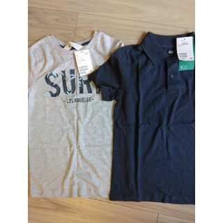 エイチアンドエム(H&M)のH&M 半袖Tシャツ＆ポロシャツ 2枚セット(Tシャツ/カットソー)