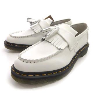 ドクターマーチン(Dr.Martens)のドクターマーチン 22SS ADRIAN YS タッセル ローファー UK8 白(ドレス/ビジネス)