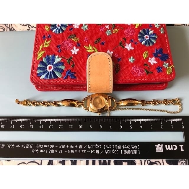 Fine Gold 24kt dial Watch／インゴットブレスウォッチ レディースのファッション小物(腕時計)の商品写真