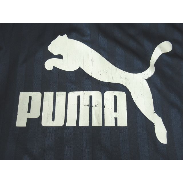 PUMA(プーマ)のぴー様専用 プーマ ストライプ ジャージ ハーフ パンツ セットアップ 紺 L メンズのトップス(ジャージ)の商品写真