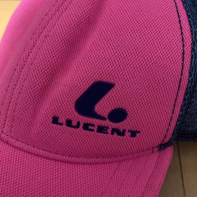 【LUCENT】ルーセント メッシュキャップ中古/ピンク，テニス スポーツ/アウトドアのテニス(その他)の商品写真