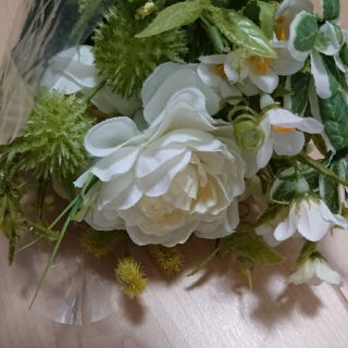 造花の花束 ホワイトベース(その他)