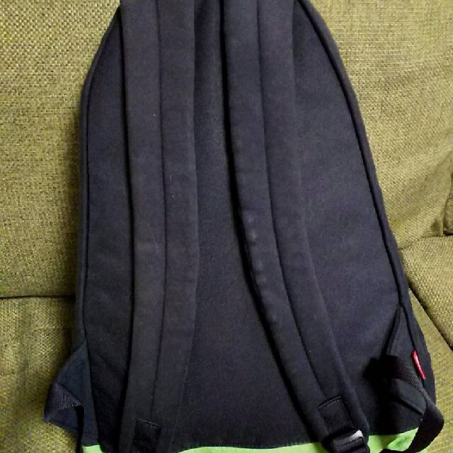 CHUMS(チャムス)のCHUMSハリケーンDAYPACKデイパック黒バッグ水色sweat黄緑色リュック レディースのバッグ(リュック/バックパック)の商品写真