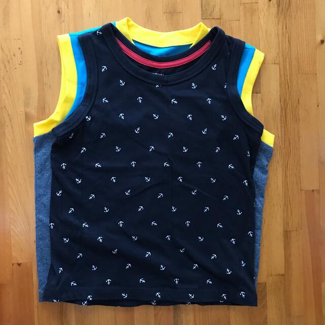 キッズ タンクトップ2枚セット✌️ キッズ/ベビー/マタニティのキッズ服男の子用(90cm~)(Tシャツ/カットソー)の商品写真