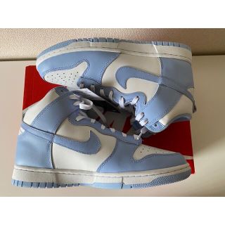 nikeスニーカー　ダンクハイ　アルミニウム　24.5cm