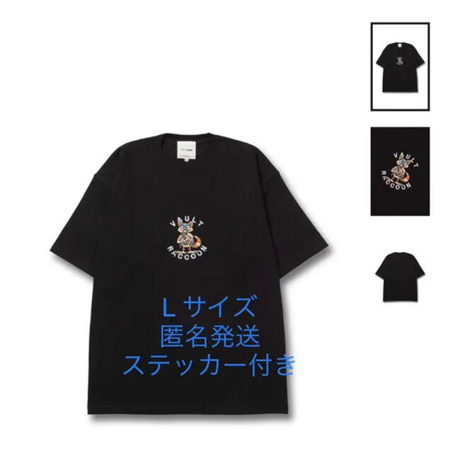 vaultroom × CRAZY RACCOON tee Tシャツ L 黒 女性が喜ぶ♪ 8000円 ...