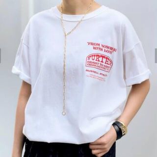 アパルトモンドゥーズィエムクラス(L'Appartement DEUXIEME CLASSE)の【RUSSELL ATHLETIC】FURTHER print Tシャツ(Tシャツ/カットソー(半袖/袖なし))