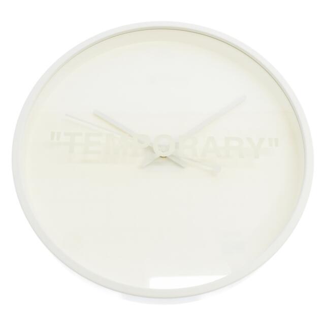 IKEA イケア ×Virgil AblohMARKERAD TEMPORARY Wall Clock ヴァージルアブロー テンポラリーウォールクロック 壁掛け時計 ホワイト