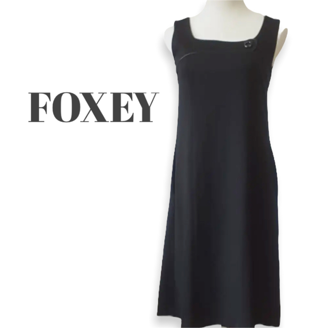 ☆美品☆ FOXEY NEW YORKフォクシー ワンピース 38 グレー