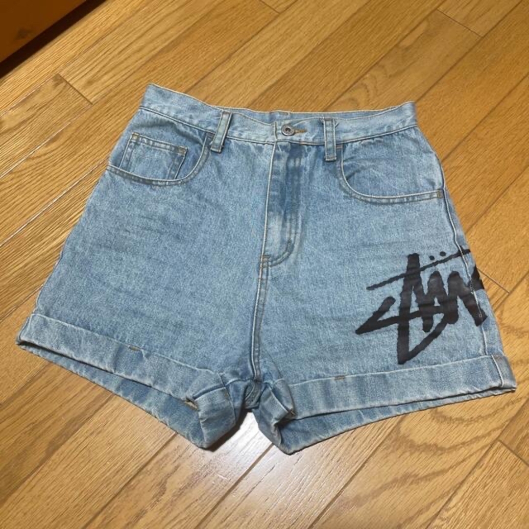 stussy デニムショートパンツ - ショートパンツ