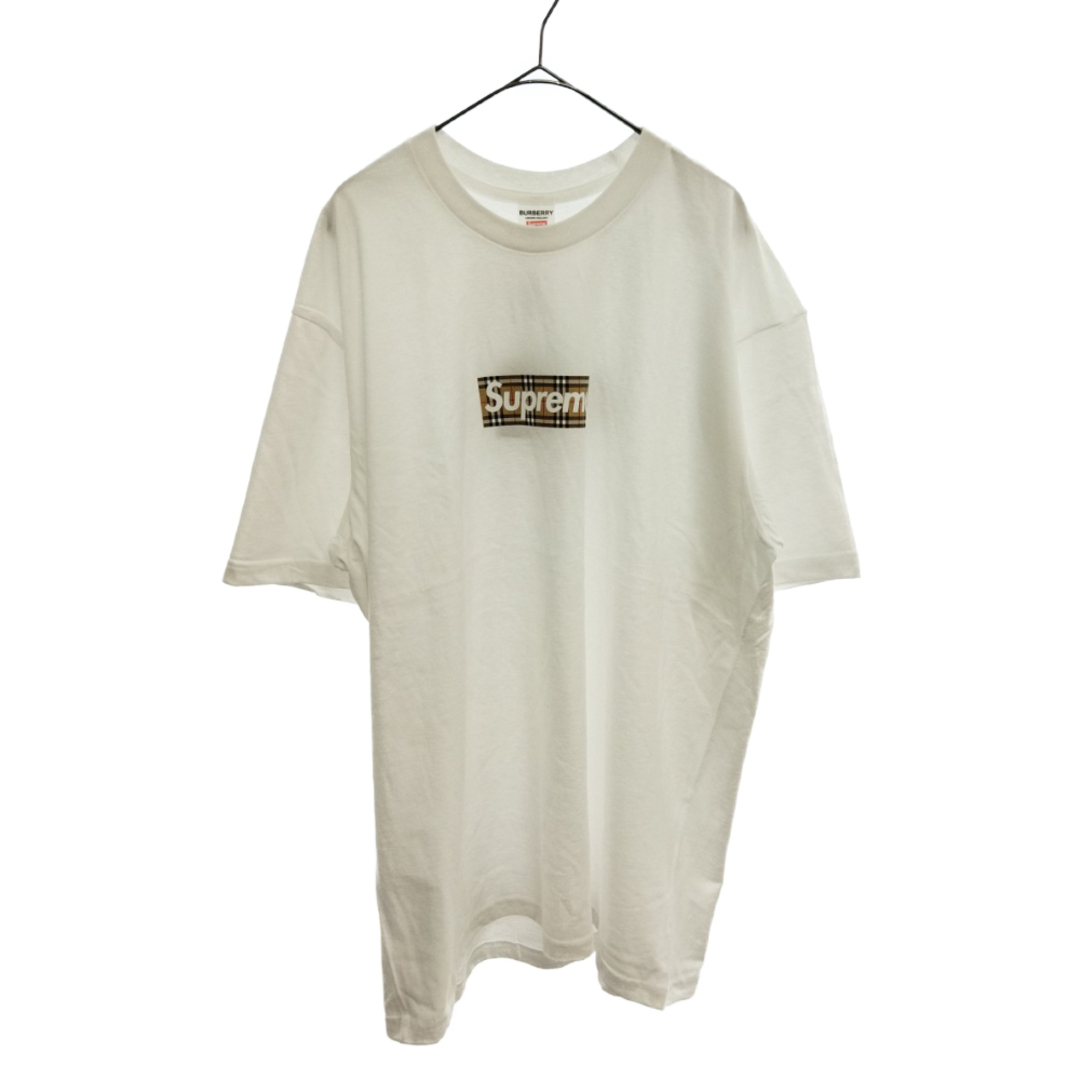 Supreme - SUPREME シュプリーム ×BURBERRY バーバリー 22SS Box Logo Tee ボックスロゴプリント半袖Tシャツ ホワイト