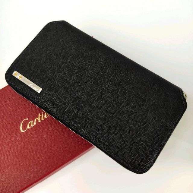 Cartier(カルティエ)の【極美品】✨カルティエ　Cartier　長財布　ラウンドファスナー　黒 メンズのファッション小物(長財布)の商品写真