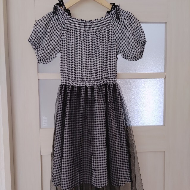 ALGY(アルジー)のこぶり様専用     アルジー　チュールワンピース　140　algy キッズ/ベビー/マタニティのキッズ服女の子用(90cm~)(ワンピース)の商品写真