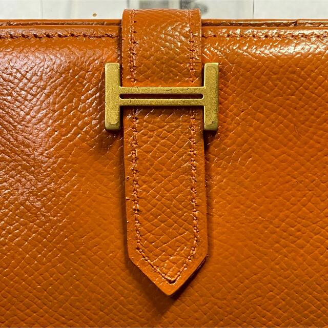 正規品☆エルメス ベアン □H刻印 キャメル系 ゴールド金具 男女兼用-