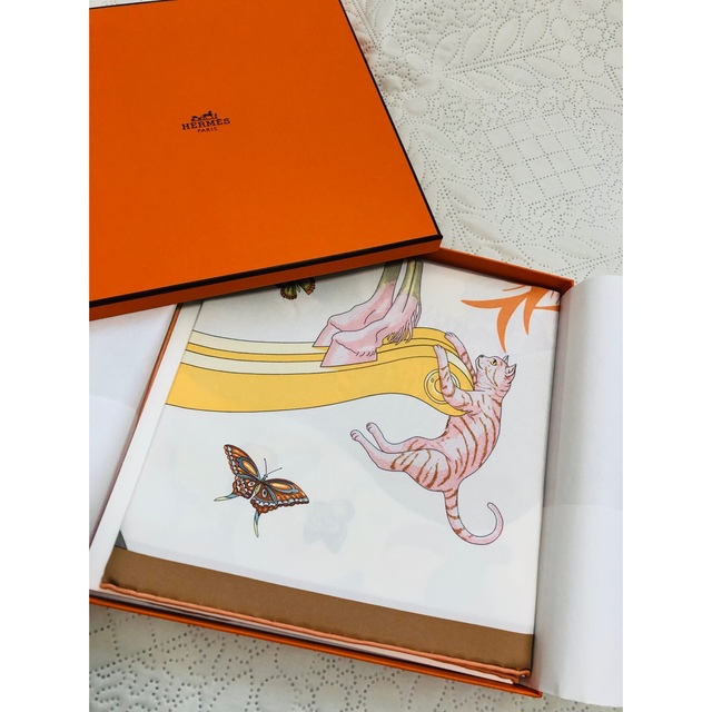 Hermes 新品未使用 エルメス カレ90 《エルメス・ストーリー》