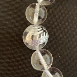 ご注意ください 【運気上昇】銀龍水晶 ヒマラヤ水晶ブレスレット☆ 金
