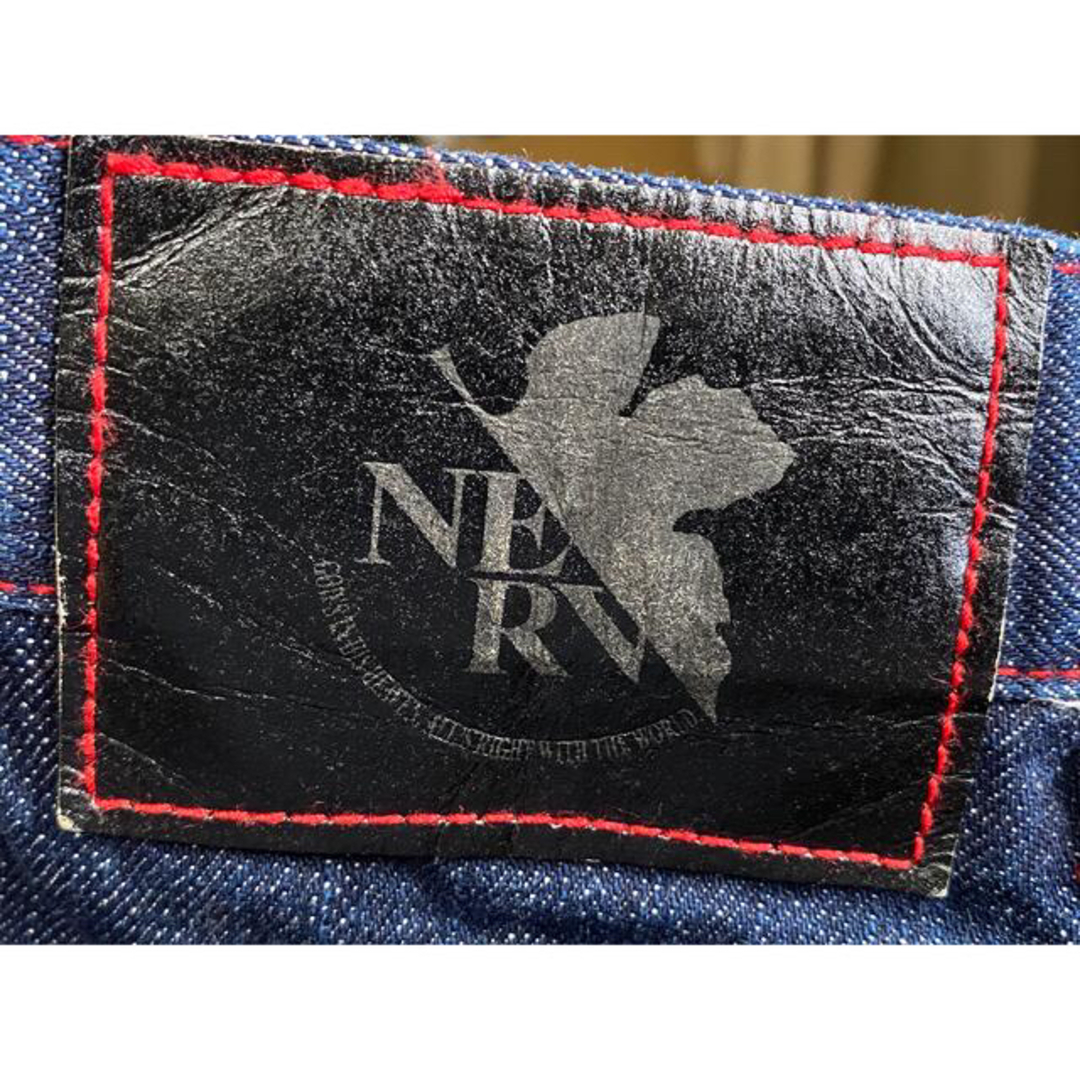 エヴァンゲリオン/ジーンズ/コラボ/NERV/デニム/パンツ/限定/W34/美品