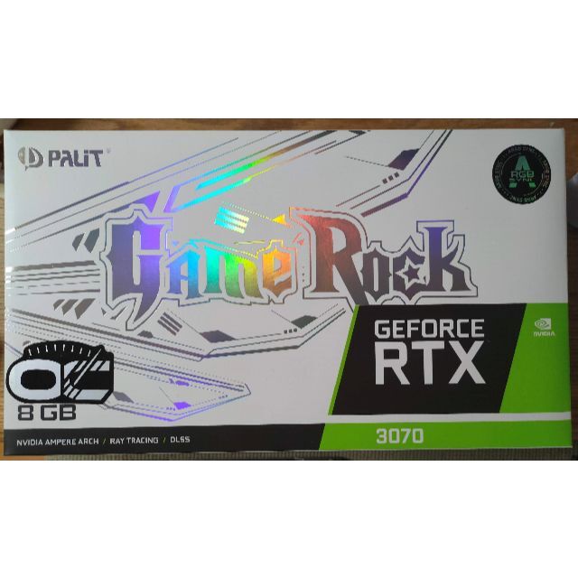 【非LHR】Palit RTX3070 GameRock OC 8G スマホ/家電/カメラのPC/タブレット(PCパーツ)の商品写真