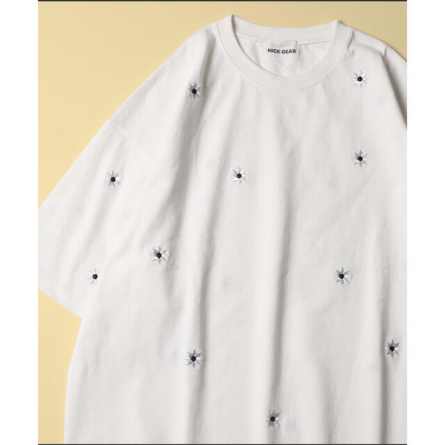 NICK GEAR/ニックギア SP Flower Tee / 刺繍Tシャツ