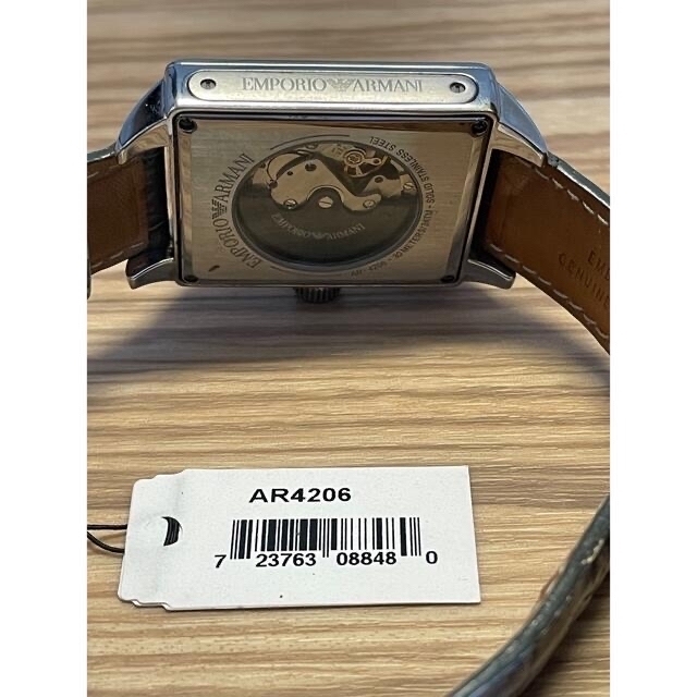 Emporio Armani(エンポリオアルマーニ)の(入手困難) エンポリオ アルマーニ 腕時計 メカニコ AR4206 スケルトン メンズの時計(腕時計(アナログ))の商品写真