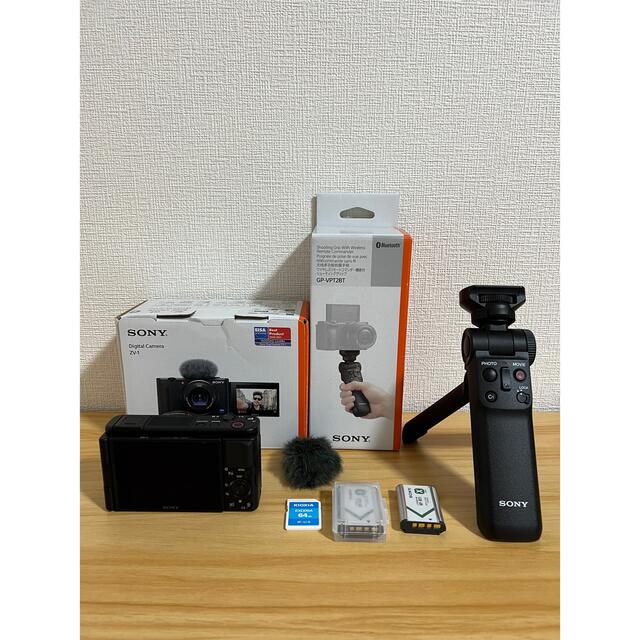 SONY購入日SONY VLOGCAM ZV-1 シューティンググリップキット 使用一回