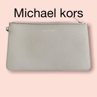 マイケルコース(Michael Kors)の【Michael kors】マイケルコース　ポーチ　グレー(ポーチ)