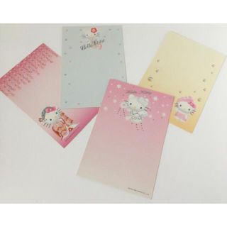 ハローキティ(ハローキティ)の【新品】ハローキティ HELLO KITTY 絵葉書　４枚セットです(その他)