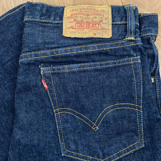 Levi's 濃紺 805-0217 66前期 ビンテージ デニム リーバイス 新しい