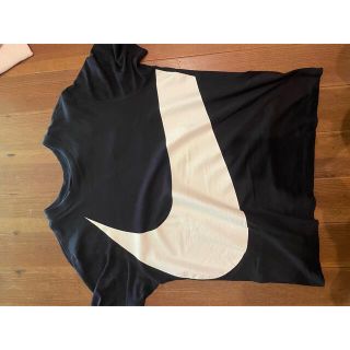 ナイキ(NIKE)のナイキTシャツ　ビックロゴ　美品　ブラック(Tシャツ/カットソー(半袖/袖なし))