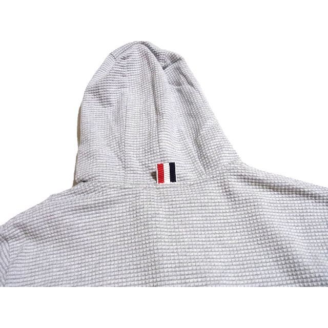 THOM BROWNE トムブラウン サーマル ワッフル パーカー 1 グレー