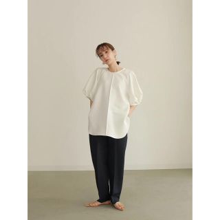 スピックアンドスパン(Spick & Span)のlouren puff sleeve over blouse(シャツ/ブラウス(半袖/袖なし))