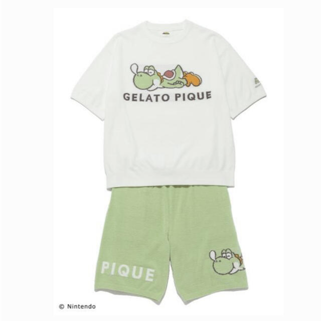 gelato pique(ジェラートピケ)の新品  gelato pique ヨッシープルオーバー&ハーフパンツセット メンズのメンズ その他(その他)の商品写真