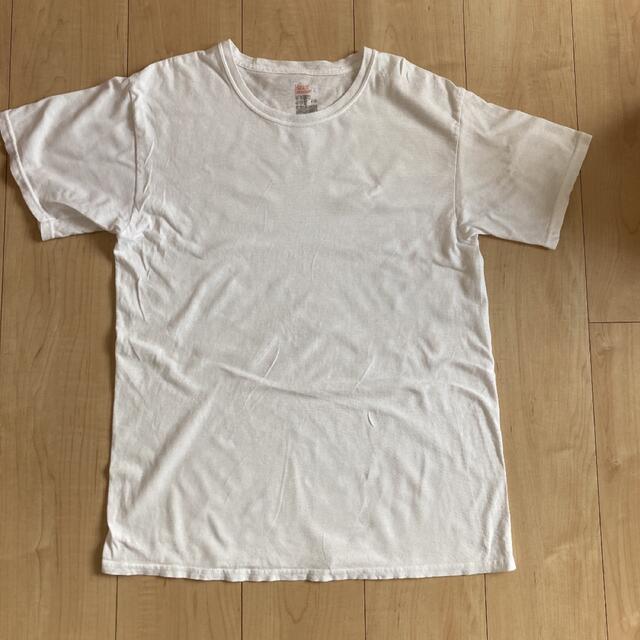 ヘインズ　HANES L 白　Tシャツ  メンズ メンズのトップス(Tシャツ/カットソー(半袖/袖なし))の商品写真