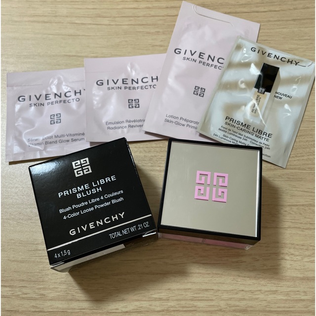 GIVENCHY(ジバンシィ)のGIVENCY プリズムリーブルブラッシュ　　他試供品セット コスメ/美容のベースメイク/化粧品(チーク)の商品写真