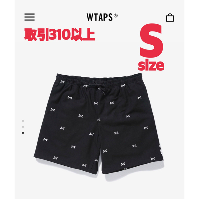 WTAPS 2022SS ショートパンツ BLACK Sサイズ