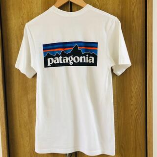 パタゴニア(patagonia)のpatagonia パタゴニア　 P-6 ロゴ　ホワイト　Tシャツ　半袖(Tシャツ(半袖/袖なし))
