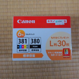 Canon - キヤノン 純正インクタンク BCI-381+380/6MP(1コ入)