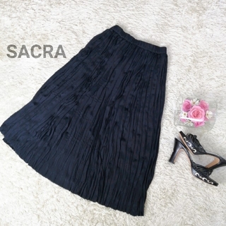 サクラ(SACRA)のさくら14様専用　美品【SACRA】サクラ　プリーツギャザースカート(ロングスカート)