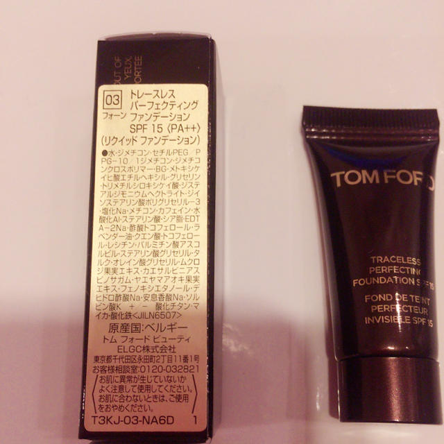 TOM FORD(トムフォード)のトムフォード ファンデーション サンプル コスメ/美容のベースメイク/化粧品(ファンデーション)の商品写真