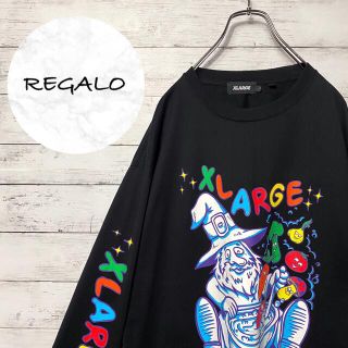 エクストララージ(XLARGE)の【希少デザイン】エクストララージ⭐︎ビックプリント スリーブロゴ　ロンT(Tシャツ/カットソー(七分/長袖))