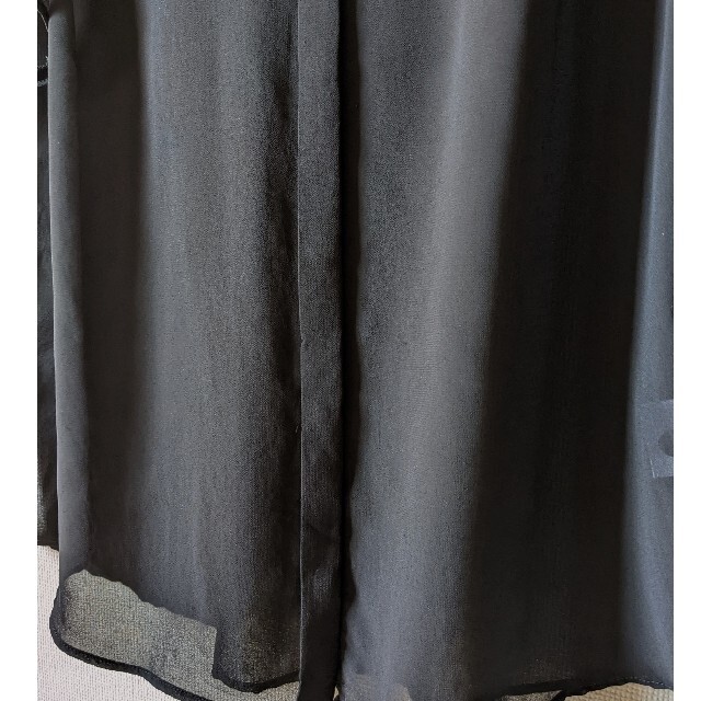 KBF(ケービーエフ)のKBF パフスリーブ シースルー ブラウス BK 半袖 レディースのトップス(シャツ/ブラウス(半袖/袖なし))の商品写真
