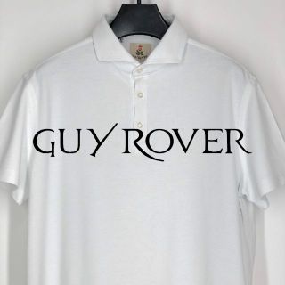 ギローバー(GUY ROVER)の◆ GUY ROVER ◆ 鹿の子半袖ポロシャツ XL イタリア製 ホワイト(ポロシャツ)