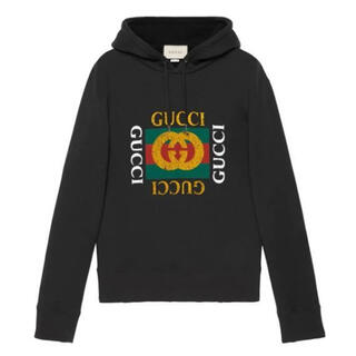 グッチ(Gucci)のGUCCI ロゴ コットンパーカー(パーカー)