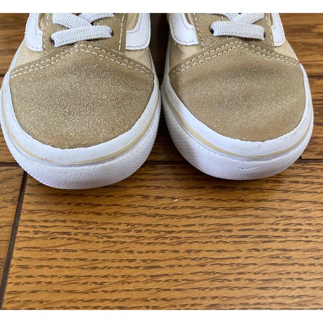 VANS(ヴァンズ)のVANS ヴァンズ　スニーカー　ベージュ キッズ/ベビー/マタニティのベビー靴/シューズ(~14cm)(スニーカー)の商品写真