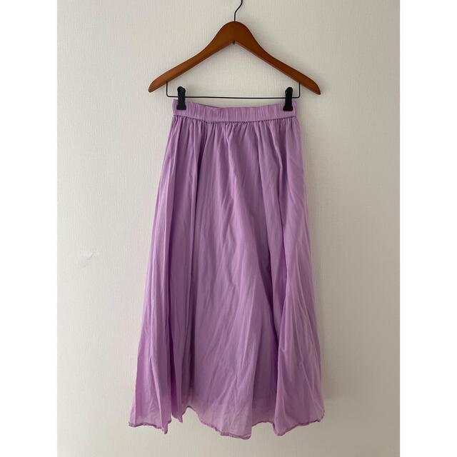 URBAN RESEARCH ROSSO(アーバンリサーチロッソ)のアーバンリサーチ　ロッソ♡ロングスカート　パープル　紫 レディースのスカート(ロングスカート)の商品写真