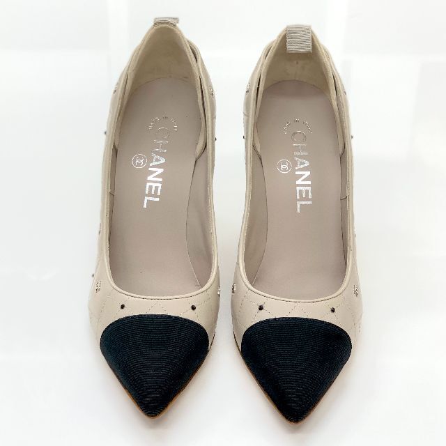 グレージュⒽ CHANEL マトラッセ ストーン パンプス の通販 by mame's