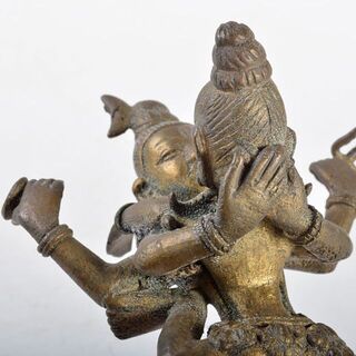 仏教美術 古銅鍍金 チベット仏 歓喜仏 仏像 C R4582の通販 by