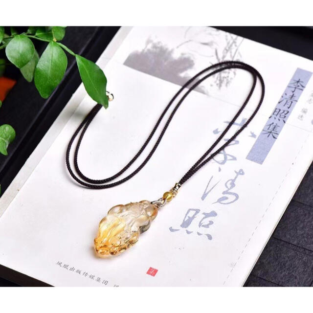 ⭐︎【天然】シトリン ネックレス 39.3g | www.aimeeferre.com