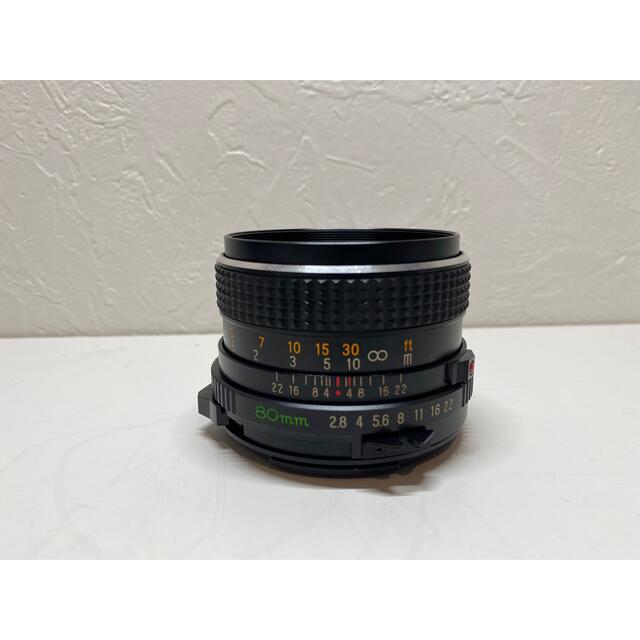 USTMamiya(マミヤ)のMamiya Sekor C 80mm F2.8 マミヤ スマホ/家電/カメラのカメラ(レンズ(単焦点))の商品写真